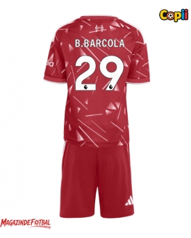 Liverpool Bradley Barcola #29 Echipament de Fotbal Replică 2026-27 Copii Acasa (+ Șorturi)